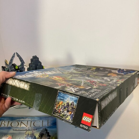 LEGO Bionicle 8769 Visorak's Gate Toa Hordika Near Complete Set + Box + Manual - Picture 12 of 13